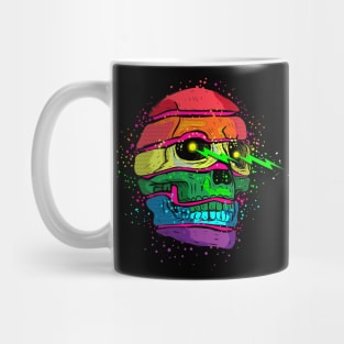 Rainbow LGBT Skull Mug